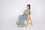 Pearl Russian Green Long Dress