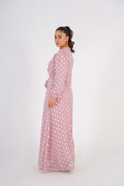 Blushing Bride Chiffon Long Dress