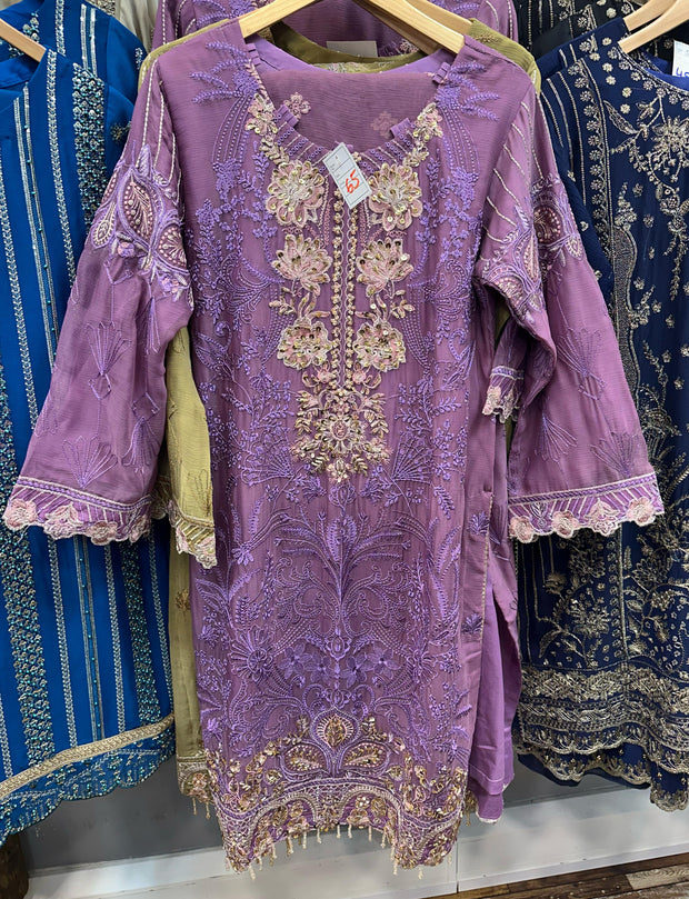 Chiffon Long Dress Lavender